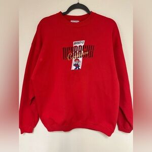 VTG Embroidered Nebraska Cornhuskers crewneck unisex large